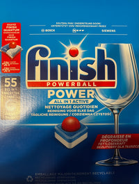 FINISH POWER BALL POWER ALL IN 1 ACTIVE  55 TABLETTES