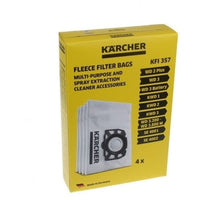 Sacs Filtre Pour karcher WD3 SE4001 Tissu Filtre Aspirateur Poussière  KFI357 X 4